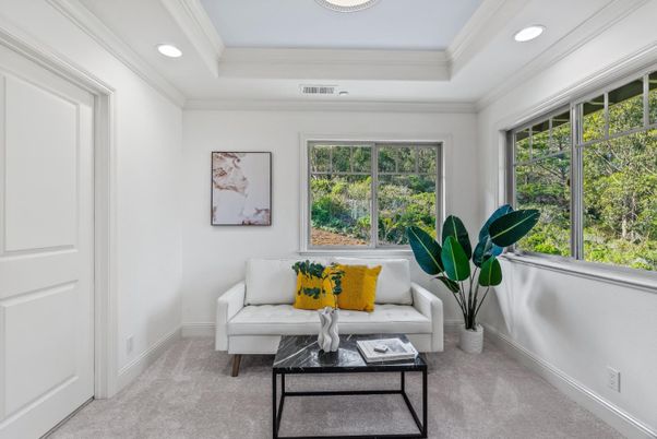 Interior, Living room, Recessed Lighting