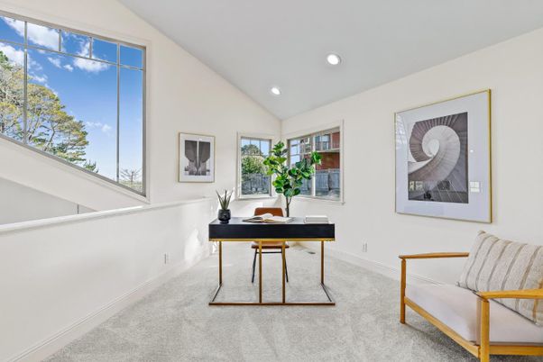 Home Office, Interior, Recessed Lighting