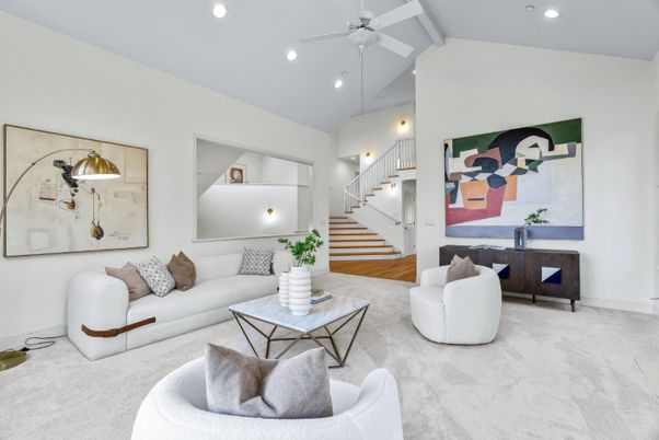 Interior, Living room, Recessed Lighting