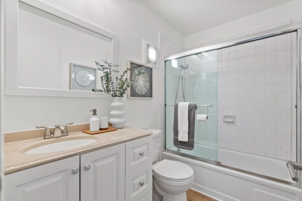 Bathroom, Glass Shower, Interior