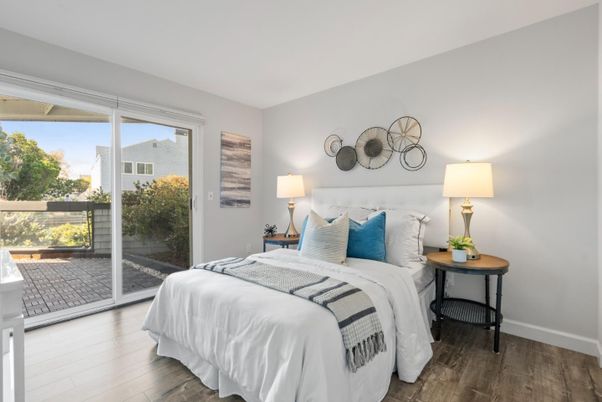 Bedroom, Interior, Wood Texture Flooring