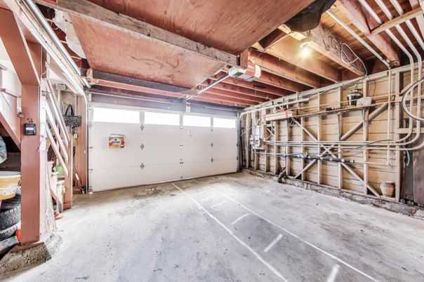 Garage, Interior, Wooden Beams, Wooden Ceilings