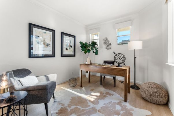 Home Office, Interior, Wood Texture Flooring