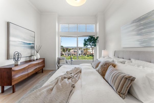 Bedroom, Interior, Wood Texture Flooring