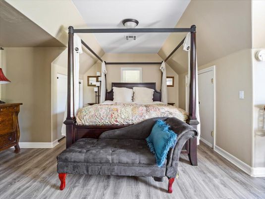 Bedroom, Interior, Wood Texture Flooring