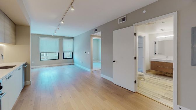 Empty room, Interior, Wood Texture Flooring