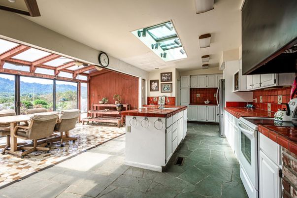 Dining room, Interior, Kitchen, Tile Countertops