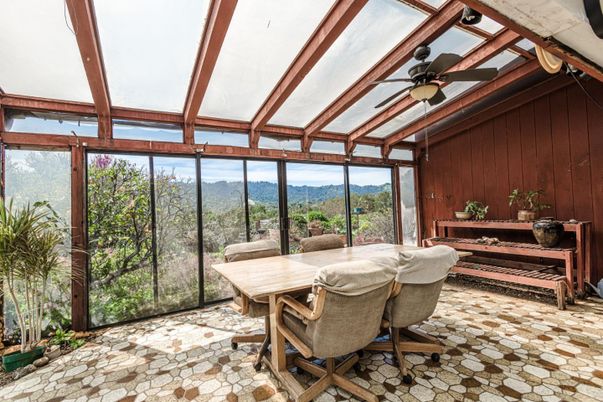Dining room, Interior, Sun Room, Wooden Walls