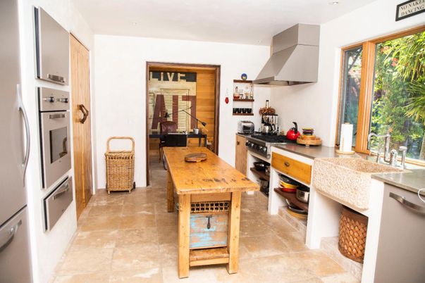 Dining room, Interior, Kitchen, Recessed Lighting, Stainless Steel Appliances