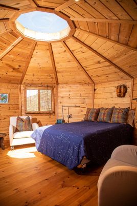 Bedroom, Interior, Wooden Beams, Wooden Ceilings, Wood Texture Flooring, Wooden Walls