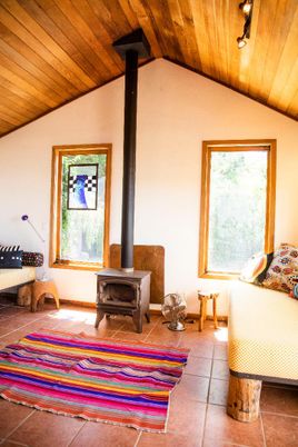 Fireplace, Interior, Wooden Ceilings