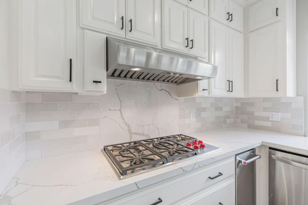 Interior, Kitchen, Marble Walls, Stainless Steel Appliances
