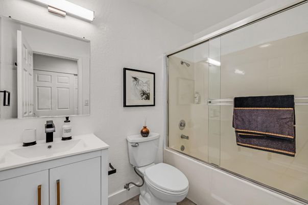 Bathroom, Glass Shower, Interior