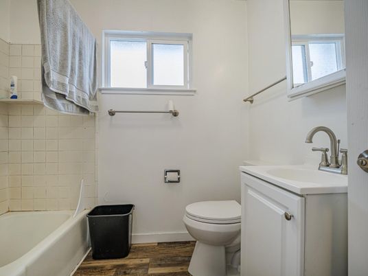 Bathroom, Interior, Wood Texture Flooring
