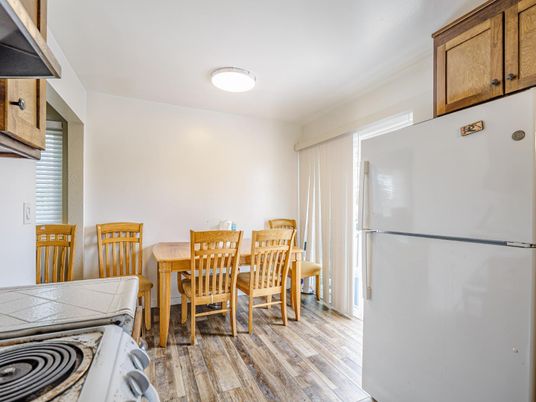 Dining room, Interior, Wood Texture Flooring
