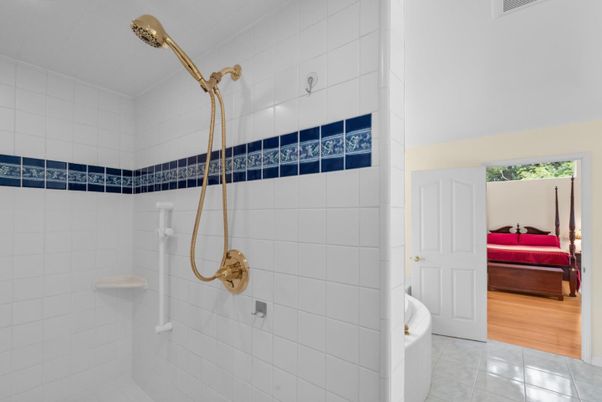 Bathroom, Interior, Wood Texture Flooring