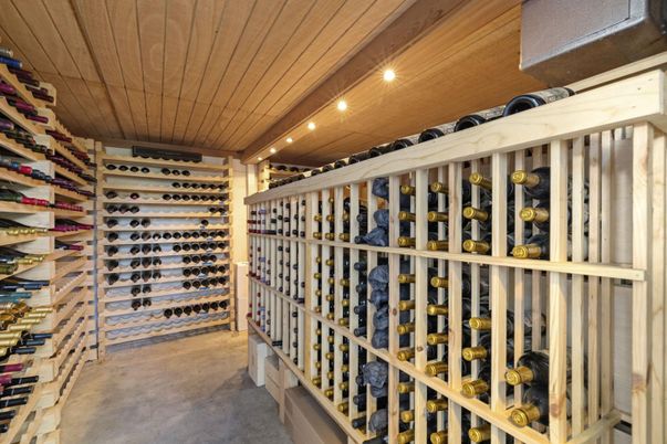 Interior, Wine Storage, Wooden Ceilings