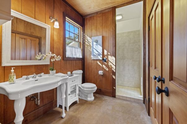 Bathroom, Interior, Wooden Walls