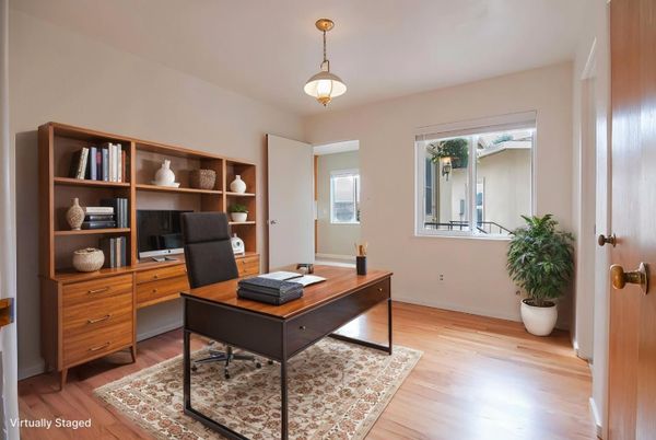 Home Office, Interior, Wood Texture Flooring
