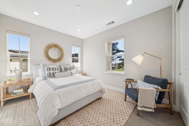 Bedroom, Interior, Recessed Lighting