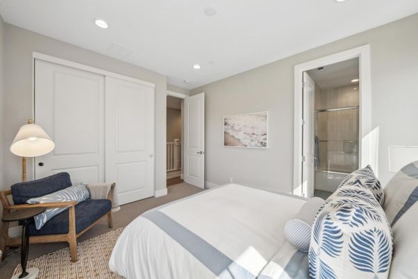 Bedroom, Interior, Recessed Lighting