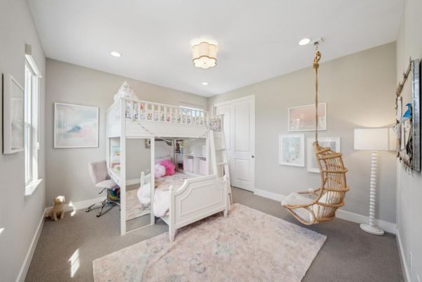 Bedroom, Interior, Recessed Lighting