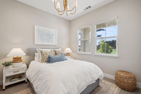 Bedroom, Chandelier, Interior