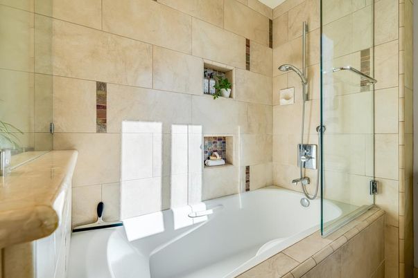 Bathroom, Glass Shower, Interior