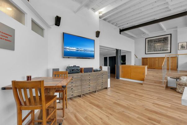 Dining room, Interior, Wood Texture Flooring
