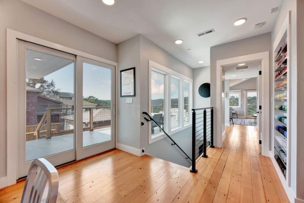 Interior, Recessed Lighting, Wood Texture Flooring
