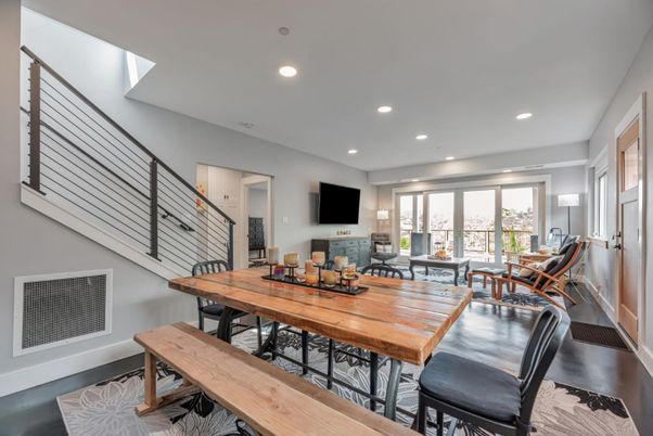 Dining room, Interior, Living room, Recessed Lighting