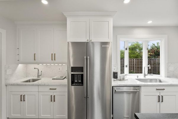 Interior, Kitchen, Recessed Lighting, Stainless Steel Appliances