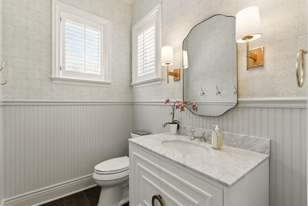 Bathroom, Interior, Wood Texture Flooring
