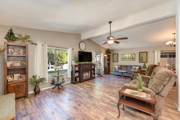 Fireplace, Interior, Living room, Wood Texture Flooring