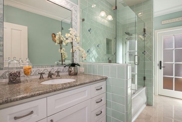 Bathroom, Glass Shower, Interior