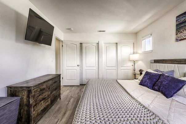 Bedroom, Interior, Wood Texture Flooring