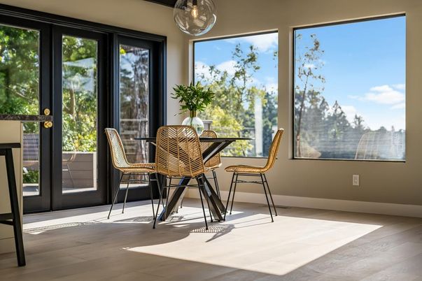 Dining room, Interior, Wood Texture Flooring