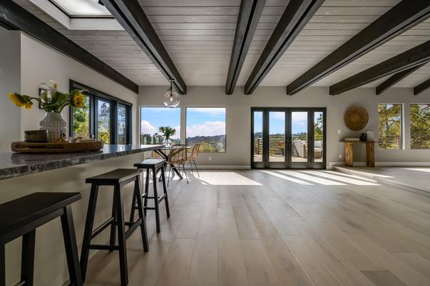 Interior, Wooden Beams, Wood Texture Flooring
