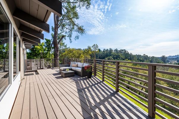 Exterior, Wood Texture Flooring