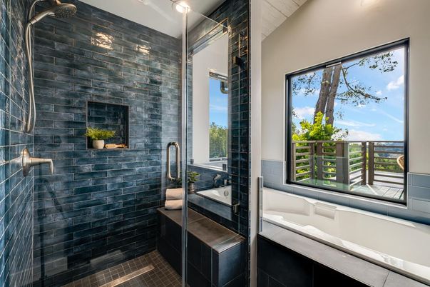 Bathroom, Glass Shower, Interior