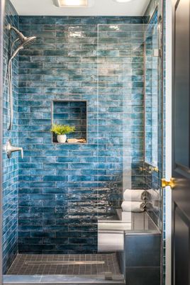 Bathroom, Glass Shower, Interior