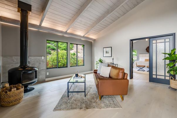 Fireplace, Interior, Living room, Wooden Ceilings, Wood Texture Flooring