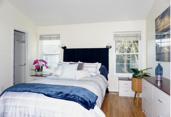 Bedroom, Interior, Wood Texture Flooring
