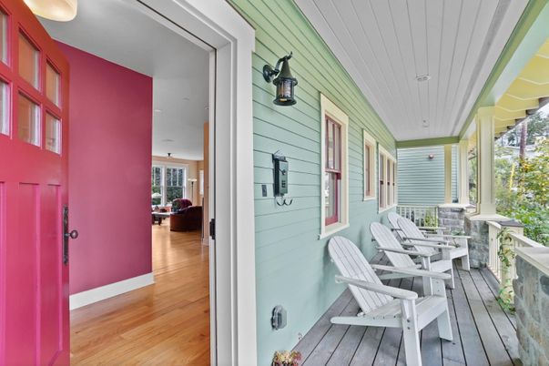 Exterior, Wood Texture Flooring