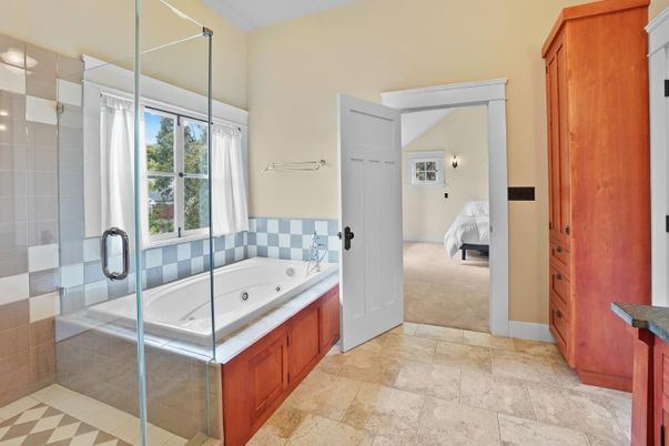 Bathroom, Bedroom, Glass Shower, Interior