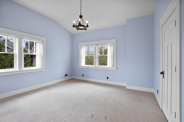 Chandelier, Empty room, Interior