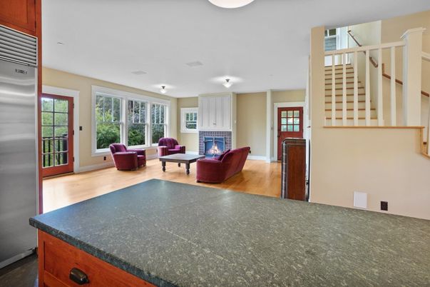 Fireplace, Interior, Living room, Wood Texture Flooring