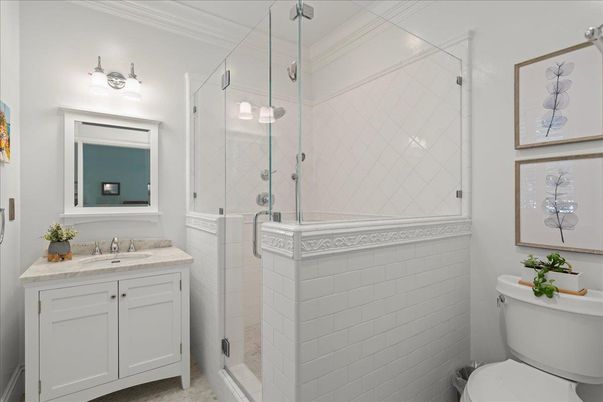 Bathroom, Glass Shower, Interior