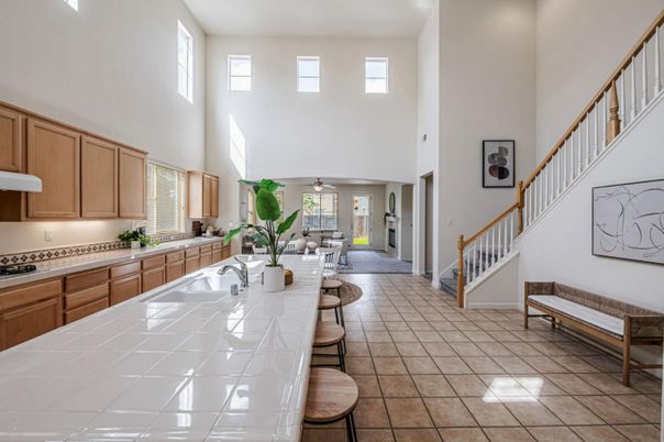 Interior, Kitchen, Tile Countertops