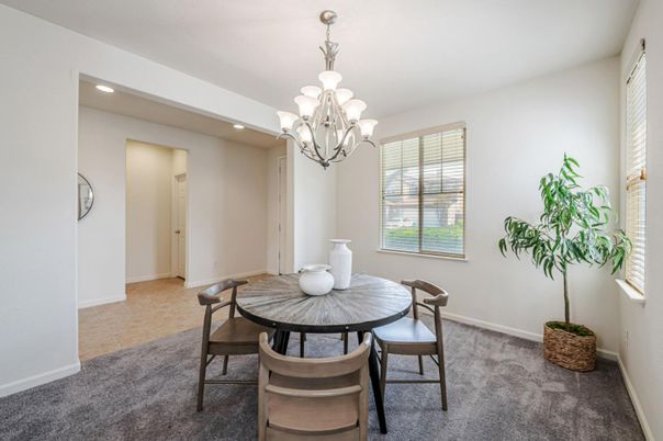 Chandelier, Dining room, Interior, Recessed Lighting